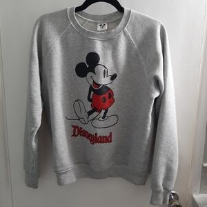 Disneyland Mickey Mouse Classic Sweatshirt for Adults – Heather Gray